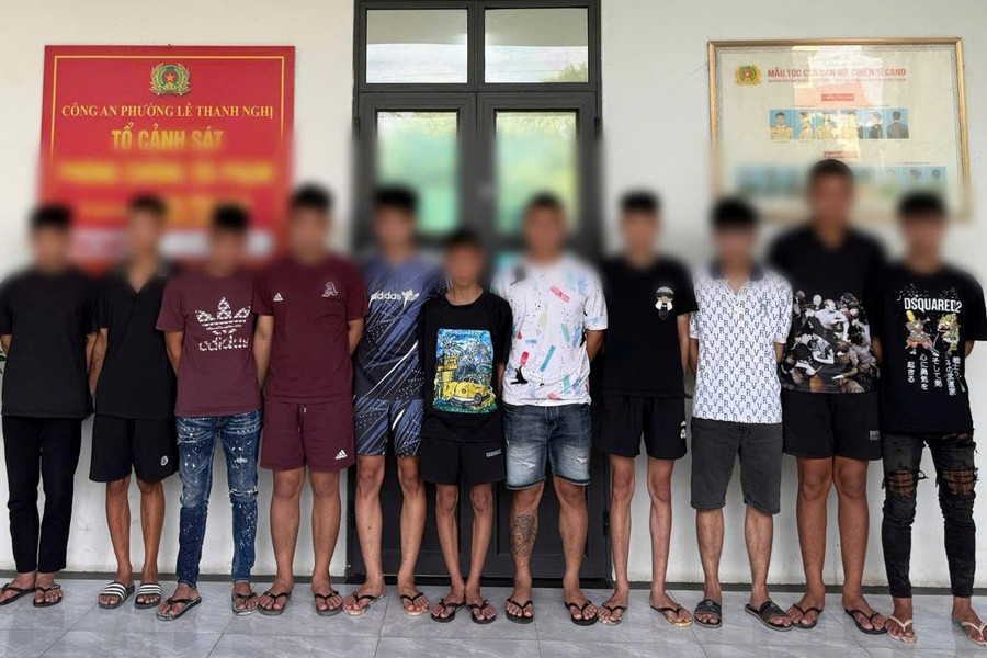 Khởi tố 12 đối tượng gây rối ở phường Lê Thanh Nghị