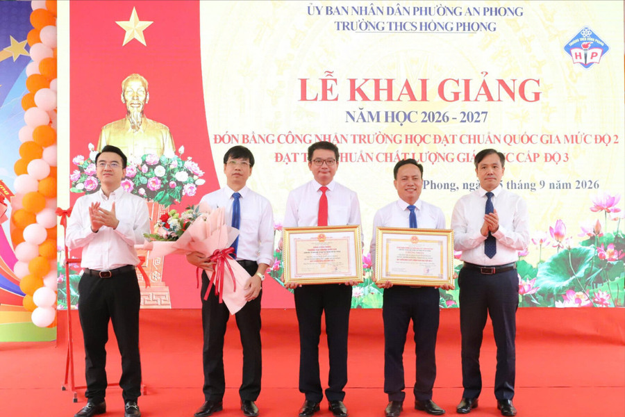 An Phong thêm nhiều trường học đạt chuẩn quốc gia mức độ II