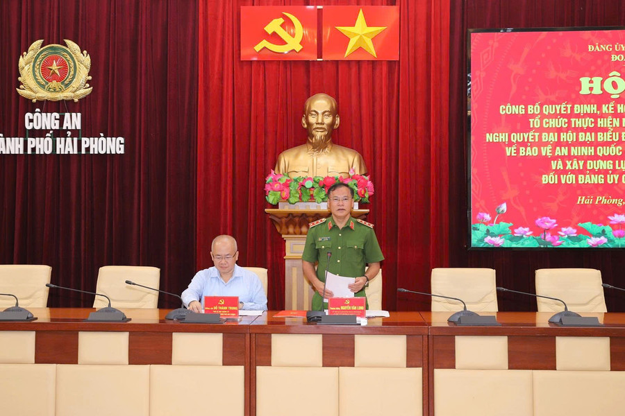 Giám sát việc lãnh đạo, chỉ đạo thực hiện Nghị quyết Đại hội XIV của Đảng tại Đảng ủy Công an thành phố Hải Phòng
