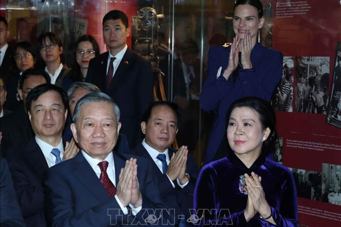 Tổng Bí thư, Chủ tịch nước dự khai trương 'Không gian di sản và kết nối văn hóa Việt - Nga'
