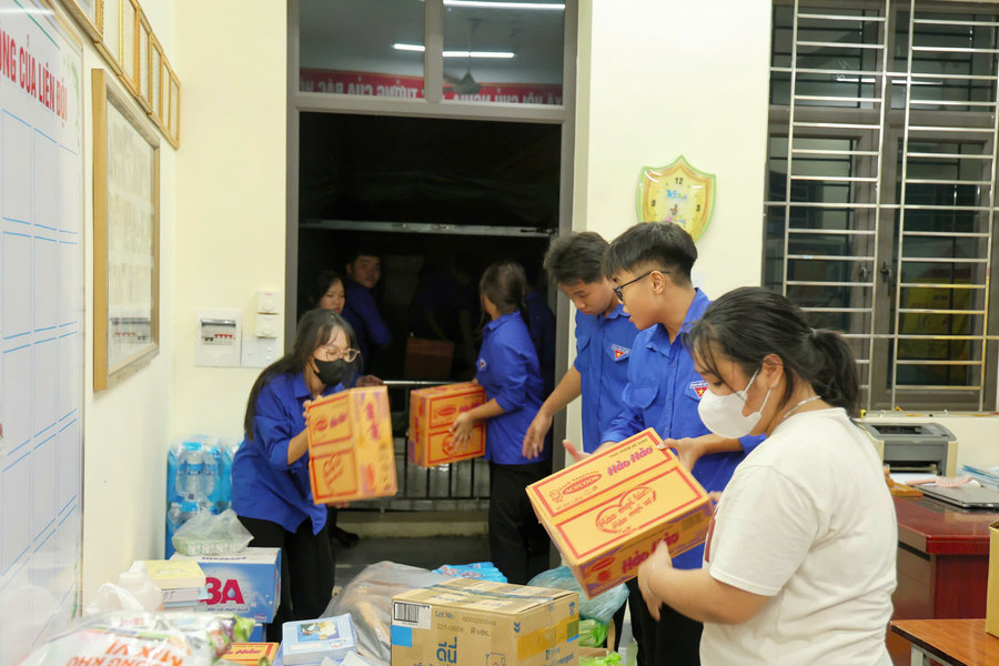 Tuổi trẻ Nam Triệu chung tay hỗ trợ đồng bào Lạng Sơn khắc phục hậu quả bão lũ