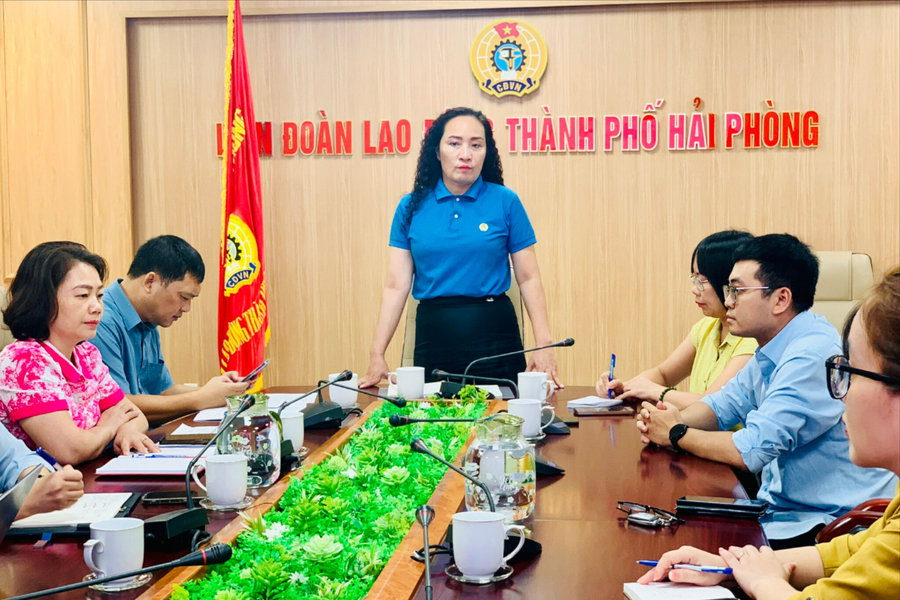 Chuẩn bị Lễ phát động Chiến dịch 'Công nhân Việt Nam nói không với ma túy'