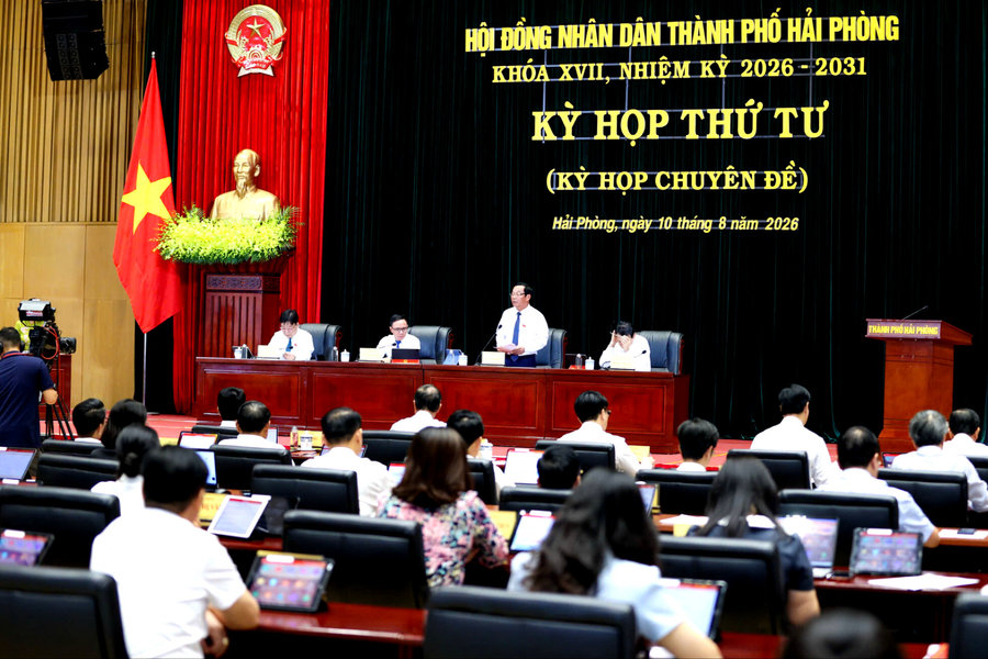 Sáng nay, khai mạc Kỳ họp thứ 5 HĐND thành phố Hải Phòng