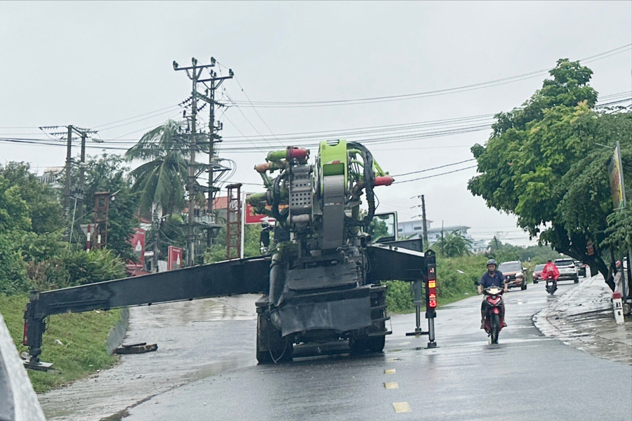 Chọn thời điểm đổ bê tông, hạn chế ảnh hưởng giao thông