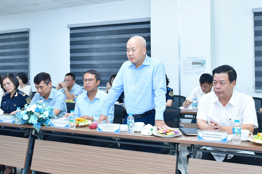 Chủ tịch UBND thành phố Đỗ Thành Trung làm việc với Công ty TNHH Công nghiệp Brother Việt Nam