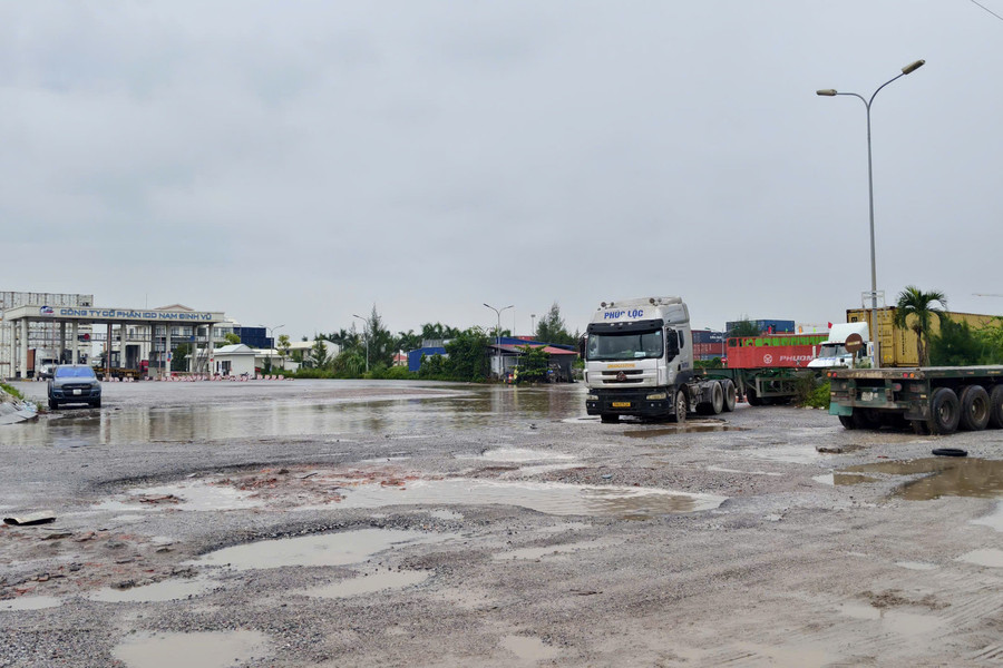 Đẩy nhanh tiến độ thi công đường vào Cảng Nam Đình Vũ